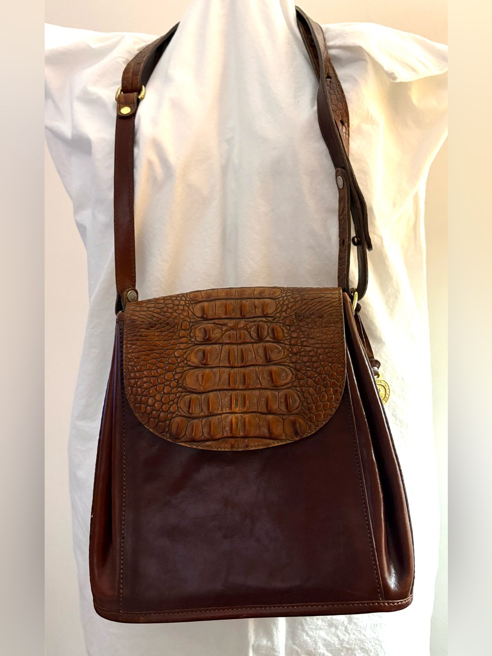 Brahmin Brown Crossbody Bag